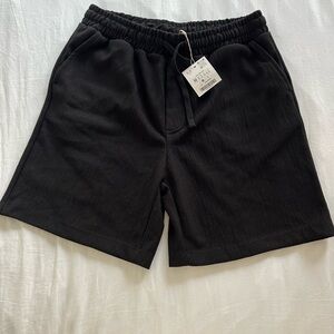*New* Zara Men's Textured Jogger Shorts